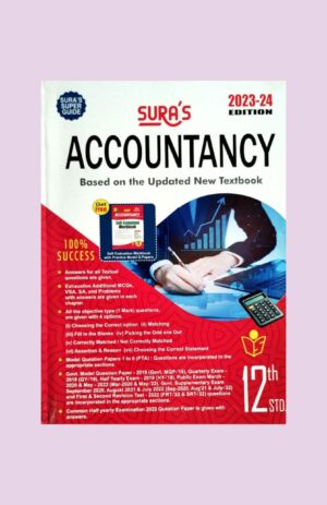 Sura 12th Std Accountancy Guide – (With 1 Free Copy) – (EM) – 2023-2024