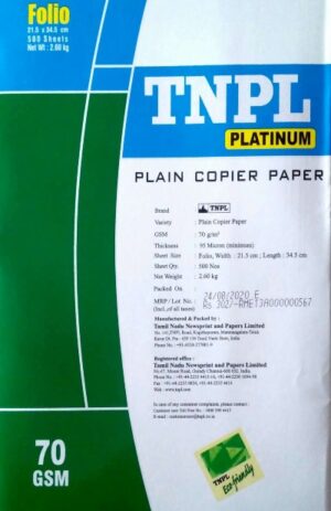 TNPL Copier Full Scape Size – 70 GSM