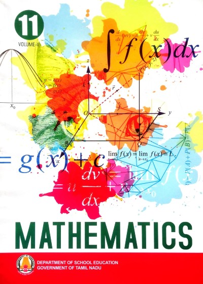 Tamilnadu Textbook For 11th Std Mathematics – Vol – 1 & 2 – (EM ...