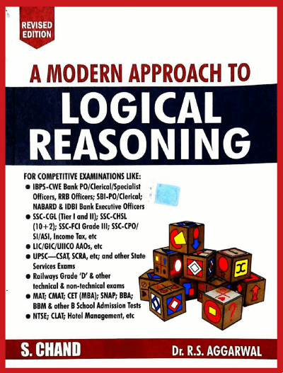 A Modern Approach To Logical Reasoning Dr R S Aggarwal Prince Book   CLRA 