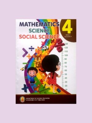 Tamil Nadu Textbook For 4th Std Mathematics-Science-Social Science – (EM) – (Term – 1)