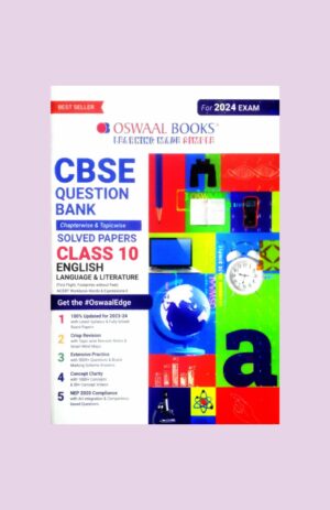 Oswaal Question Bank Class 10 English Language & Literature For 2024 Exam